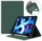 VAGHVEO Custodia per iPad Air 11 Pollici M3/M2 (2025/2024), iPad Air 5a/4a Generazione 10,9” 2022/2020 con Portapenne, Flessibile Elevato Morbido TPU Silicone Cover Posteriore Shell, Verde Scuro