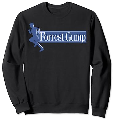 Forrest Gump Running Silhouette Title Sweatshirt