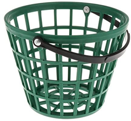 Harilla Range Basket, Golf Ball Tennis Balls, Egg Collection Carrying Buckets Golf Balls Storage Container with Carry Handle for Outdoor Indoor, Holds 50 Balls