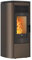 STUFA A PELLET KLOVER MODELLO AURA 120 KW 11,1 COLORE BRONZO Ghisa WiFi di serie
