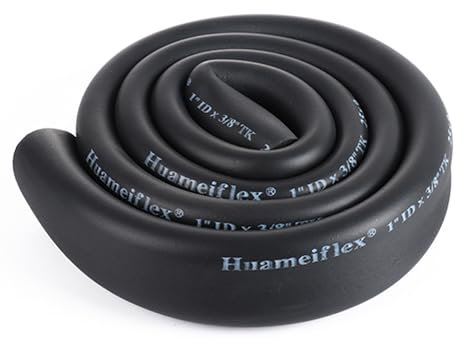 Manchon d'isolation pour tube, Tuyau Mousse Tuyau en Caoutchouc 6mm 13mm 16mm 20mm 25mm 32mm Tube D'isolation antigel per Les conduites d'eau Chaude et Froide ( Size : ID25mmx9mmx1.7m )