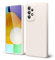 oakxco für Samsung Galaxy A52 5G/ 4G/ A52s 5G Hülle Silikon Case mit Kameraschutz, Dünn Bunt Handyhülle Mädchen, Einfarbig Handy Hülle Slim Schutzhülle, Matt TPU Weich Gummi Silikonhülle, Beige Titan