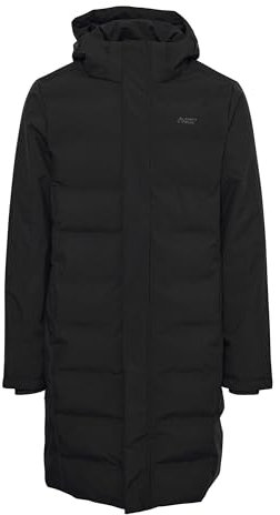 NORTH BEND NBMarko Herren Steppmantel wasserdicht winddicht atmungsaktiv Herrenjacke mit Wassersäule 5000mm W-PRO Wetterschutzsystem, Größe:XL, Farbe:Black (1001)