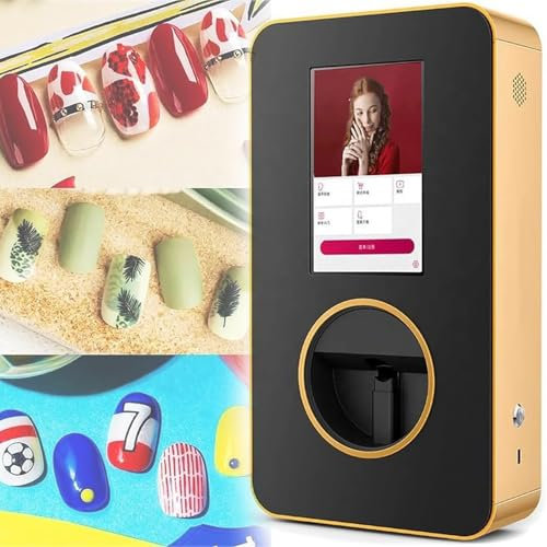 Máquina de Pintura para uñas 3D Inteligente para Montaje en Pared de Escritorio, Impresora de uñas 3D, Pintura en 35 Segundos, Pantalla táctil de 10,1 Pulgadas, máquina d
