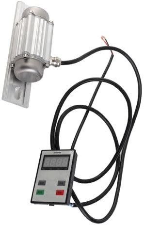 WGFOIP 1PCS 7500 U/Min -Geschwindigkeit Einstellbarer Beton -Vibrator -Motor, Digitalanzeige IP65 -Prävention, DC 12 -V -Vibrationsmotor für Konstruktion und Bergbau, (30W)