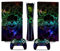 Anime pour PS5 Pro Disk Edition Skin for Console and Controllers Vinyl Sticker Durable Scratch Resistant Compatible with for PS5 Pro 23264 sans Mousse sans Bulles