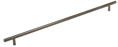 Amerock | Cabinet Pull | Gunmetal | 18-7/8 inch (480 mm) Center to Center | Bar Pulls | 1 Pack | Drawer Pull | Drawer Handle | Cabinet Hardware