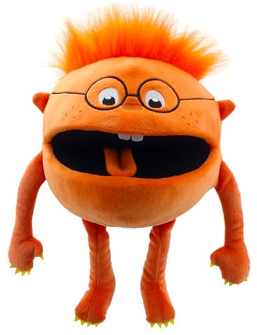 The Puppet Company PC004404 Monster Handpuppe, Orange