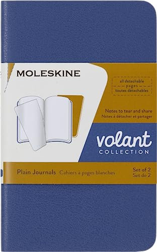 Moleskine Volant Journals XS Plain Forget.Blue Amber.Yellow
