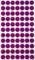 Sticker Lila 15 mm runde Aufkleber – 1,5 cm Klebepunkte 770 Stück von Royal Green
