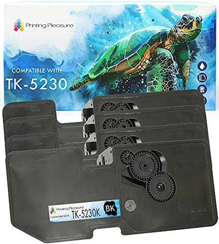 4 Toner kompatibel zu TK-5230 für Kyocera ECOSYS M5521cdn M5521cdw P5021cdn P5021cdw - Schwarz/Cyan/Magenta/Gelb, hohe Kapazität (BK 2.600 & C/M/Y 2.200 Seiten)