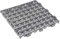 Cofan Loseta Alveolada | Set de 4 Unidades | Color Gris Claro | Material PVC | Medidas 33 x 33 x 2 cm | De fácil montaje y anclaje perfecto