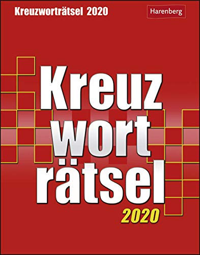 Kreuzworträtsel - Kalender 2020 - Harenberg-Verlag - Tagesabreißkalender mit Räselspaß - 11 cm x 14 cm