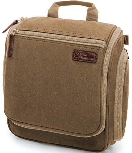 DD D&D Wanderlust Hanging Travel Toiletry Bag for Men and Women – Large Cosmetics, Makeup and Toiletries Organizer Kit with 10 Compartments, YKK Zippers, XXL Metal Swivel Hook, Water-Resistant Nylon