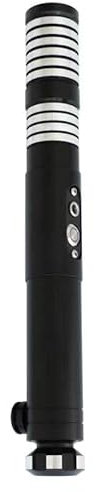 KBASE RGB Metal Hilt Lightsaber with Infinite Color Change 10 Sound Fonts Smooth Swing, Force FX Heavy Dueling Light Saber for Teenagers and Adults (Warrior)