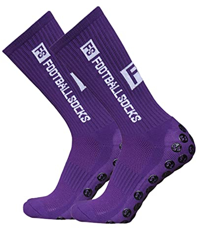 Lixada Fußballsocken Erwachsene Herren Stutzen Stutzenstrumpf,Unisex Outdoor-Sport-Laufsocken Kompressionsstretch-Socken Sportliche Fußball-Fußball-Socken Anti-Rutsch-Socken mit Griffen,1 Paar（39-46）