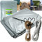 Parpyon® Telo impermeabile esterno Rinforzato da 180gr/mq telo copritutto telone occhiellato ombreggiante per gazebo piscina campeggio mobili giardino (180Gr, 4x5)