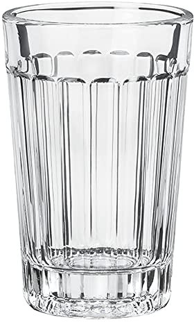 Nordring Retro Allzweckgläser Wassergläser dickwandige Gläser Vintage spülmaschinenfeste Trinkgläser Pepe 8,7 cm hoch, transparent, Glas, fasst ca. 100 ml