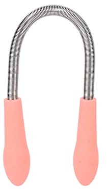 Depiladora Facial, Depiladora Profesional, Depiladora Portátil de Resorte de Acero Inoxidable para Mujeres, Mentón, Mejilla, Bigote, Labio Superior, Cuello, Elimina el Vello No Deseado, Fácil de Usar