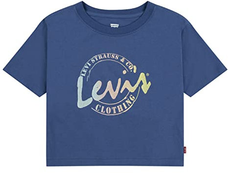 Levi's Kids Lvg ss meet and greet script t Mädchen 3 Jahre Marineblau (True Navy)