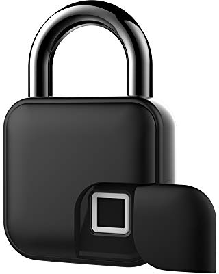 Vorhängeschloss APP Unlocking Fingerabdruck, Schloss Fingerabdruck, Bluetooth Fingerabdruck, Wasserdicht Vorhängeschlöss für Fitnessstudio, Gepäck, Lagerhäuser, Frachtauto, Garage, Spind
