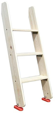 scaletta letto a castello Scala per Letto a Castello con Poggiapiedi in Gomma, Scaletta Sostitutiva Domestica per Letto a Castello, Scale a Doppia Salita per Dormitorio e Biblioteca (Size : 100cm (39