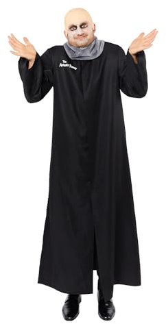 Amscan - Kostüm Onkel Fester, die Addams Family, Wednesday, Horror, Halloween, Karneval