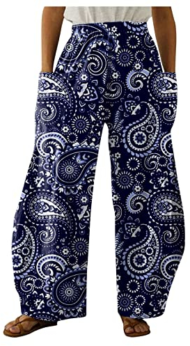 Leichte Herbst Und Winterhose, Damen, Hosen Damen 501 Regenhosen Für Erwachsene Fahrrad Langer ßverschluss Hosen Damen Kariert Mit Streifen Hose 7/8 Damen Sommer Taktische Hose (Dunkel blau,XL)