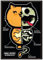 Grindstore Laminiertes Mini-Poster Animal Anatomy – Die gemeine Hauskatze