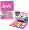 Barbie Schattenpalette mit 35 Löchern, schimmernde und abdeckende Farben, pigmentiert, mischbar, 8 Anwendungsbürsten, ab 8 Jahren, perfekt für Partys, Nächte und Makeovers, von Townley Girl