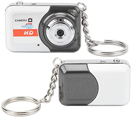 Mini Thumb Camera HD Video, Mini DV Camera, Clear andRecording, Compact and Convenient, with Various Functions for Motion Detection and High Speed Connection (Silver Gray)