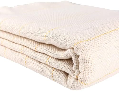 Tufting-Tuch aus Baumwoll-und Polyester-Mischgewebe,Mönchstuch für Teppichherstellung mit Hilfslinie,Stoff für Teppich-Poke-Stickerei Rückseite,primär getufteter Stoff,Textilstoff für Tufting-Pistole