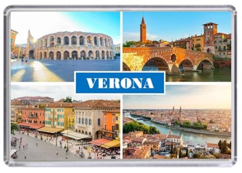 Verona Italy Souvenir Acrylic Fridge Magnet (Standard: 70x45mm)