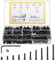 woshilaoDS 320 Stück Innensechskant Schrauben Muttern Set, M5 Schrauben Set, Maschinenschrauben mit Muttern, Schwarz Gewindeschrauben Set, Rundkopf Linsenkopf Sechskantschrauben und Muttern Set