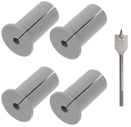Lot de 4 passe-câbles Starlink - Passe-câbles muraux pour routeur de câble Starlink et adaptateur Ethernet - Gris