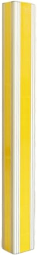 JSY eckenschutz für garagen Reflektierender Wandeckenschutz for Parkgaragen, Eckschutz, Parkleitblech, Wandkantenschutz for die Wand Garage Wandschutz (Color : Yellow-31.5x3.1x0.39in, Size : 20pcs)