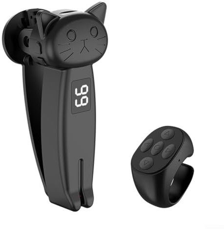 RF Remote Control Page for TURNER For Kindle Paperwhite, Wireless Remote Control Camera Shutter Clicker, Wireless Page for TURNER(Black)