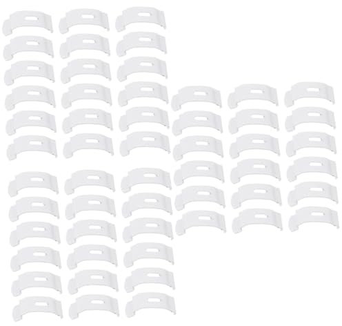 Ciieeo 3sets Top Sheet Sliding Door Curtains Vertical Blind Tabs Vertical Blinds Clips Vertical Blinds Repair Kit Vertical Blinds for Sliding Door Shades Sliding Door Blinds White 20pcs*3