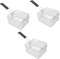 IMIKEYA 3 Cestas Para Freír De Acero Inoxidable Cesta Para Pasta Cesta Para Freír Cestas Para Patatas Fritas Freidora Para Olla Cesta Para Freír Camarones Aros De Cebolla Cestas