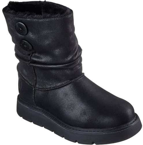 Skechers Keepsakes Lite Freezing Low Textile Women's Black Winter Ankle Boots