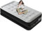 Panana Matelas Gonflable Simple avec Pompe intégrée, Lit Gonflable avec Dessus Floqué, Matelas Auto-Gonflable et Dégonflable avec Sac de Rangement pour Camping à Domicile 196x97x47cm