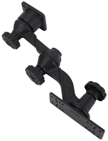 Supporto per Braccio Oscillante per Ecoscandagli Chartplotter RAM, Supporto per Braccio Oscillante per Plotter Supporti Orizzontali da 11,4 Pollici Staffa per Ecoscandaglio con
