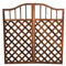 Puertas Batientes de Madera Rústica, Puertas Exterior, Puerta Batiente, Puerta de Valla de Madera, Puerta de Valla Doble de Jardín, Puerta de Patio de Huerto
