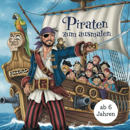 Piraten und Piratinnen zum Ausmalen