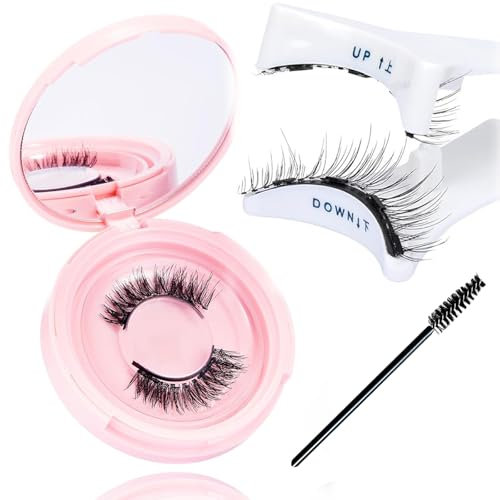 Wimpern Magnetische Wimpern Natürlich Look Magnet Wimpern Ohne Eyeliner Ohne Kleber Wimpern Magnetisch mit Zange Magnetwimpern Wiederverwendbar, Wasserdicht Magnetic Eyeashes Set für Anfänger Einfach