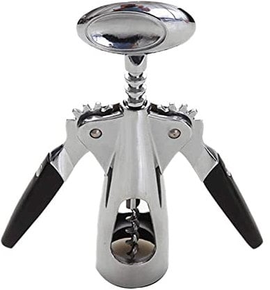 VAYEODEYU Corkscrew， Zinc Alloy Wine Bottle Opener French Style Corkscrew Silver 16x5.8cm
