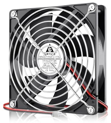 GDSTIME Ventilador 120 mm 24 V Ventilador PC 120 mm 24 V Ventilador 120 x 120 x 25