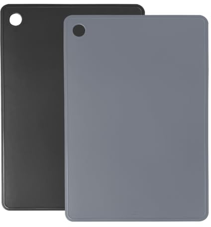 AKINOYAMA TPU Schneidebrett 2er Set flexibel BPA-frei mit Saftrille | rutschfest spülmaschinenfest