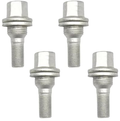 DCXXAN Goujons de Roue, pour Peugeot 206 308 3008, écrous et boulons de Roue de 17 mm à siège Plat