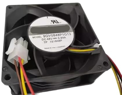 For 9GV0848P1G13 48V 0.84A 80x80x38mm ventilateur de refroidissement de serveur à 4 fils refroidisseur CFM à flux d'air à grande vitesse